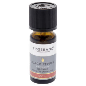 Organic Pure Essential Oil - Black Pepper by Tisserand for Unisex - 0.30 oz Oil